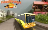 HALLOWEEN PARTY NIGHT BUS DRIVER 3D Screen Shot 1