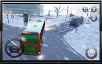 Snow Bus Offroad Driver : Modern Tourist Coach 3D Screen Shot 1