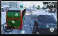 Snow Bus Offroad Driver : Modern Tourist Coach 3D Screen Shot 0