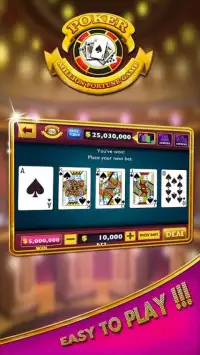 Video Poker : Million Fortune Screen Shot 5