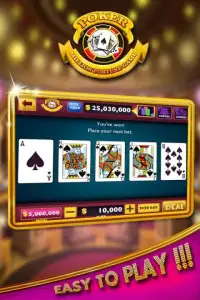 Video Poker : Million Fortune Screen Shot 21