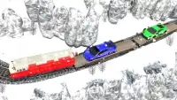 Crazy Car Cargo Train Driving 3D Screen Shot 1