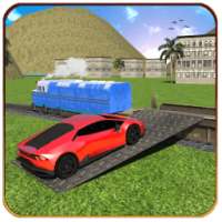 Crazy Car Cargo Train Driving 3D