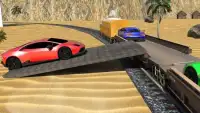 Crazy Car Cargo Train Driving 3D Screen Shot 2