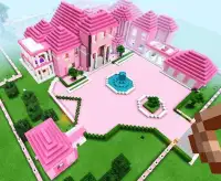 Pink dollhouse games map for MCPE roblox ed. Screen Shot 2