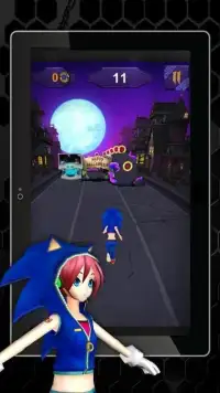 Sonic Girl Dash Christmas Screen Shot 1