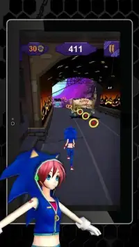 Sonic Girl Dash Christmas Screen Shot 4