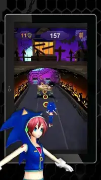 Sonic Girl Dash Christmas Screen Shot 0