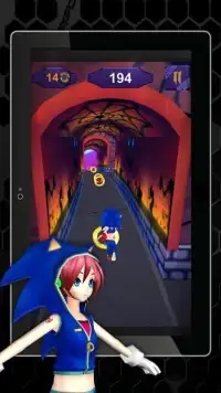 Sonic Girl Dash Christmas Screen Shot 2