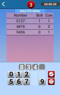 Master Mind Numbers Screen Shot 6