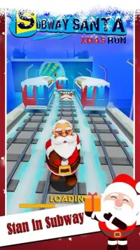 Subway Santa Claus Endless Run Screen Shot 4