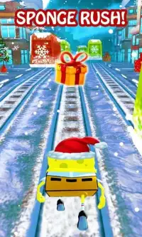 Yellow Sponge Xmas Surfers Screen Shot 0