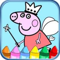 Coloring game for Peppa Piggy.