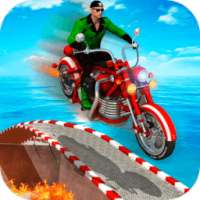 Adventure Bike stunts: Battle Run 3D