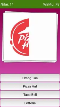 Tebak Logo Quiz Makanan Indonesia Screen Shot 1