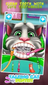 Talking Cat Dentist Salon Screen Shot 1