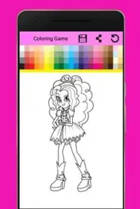 Coloringe Pages For Equestrian Girls Screen Shot 2