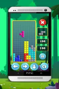 Classic Puzzle - Brick Tetris Screen Shot 1