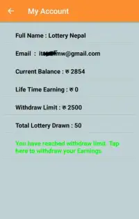 Lottery Nepal - Click and Earn Money Free Screen Shot 5