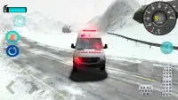 Drive Ambulance on Snow Screen Shot 0