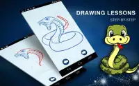 How to Draw Dangerous Snakes and Lizards Species Screen Shot 0