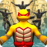 Mutant Turtle Hero vs Black Ninjas