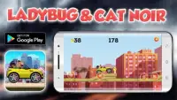 Crazy Adventures With Lаdybug and cat Noіr Screen Shot 2