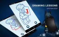 How to Draw Batman Legends in Lego Style Screen Shot 2