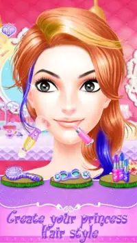 * Princess Sofia wedding makeup salon Screen Shot 3