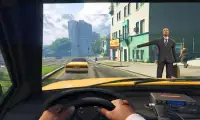 Taxi Sim : Crazy Car Rush Screen Shot 2