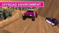 Pink Lady Offroad Mountain Jeep Driver Simulator Screen Shot 0