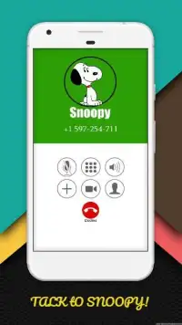 Phone Call Simulator For Snoopy Screen Shot 1