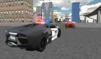 Police Car Stunt Race Driving Simulator 3D Screen Shot 2