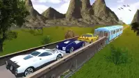 Car Transporter Train Drive Simulator Screen Shot 1