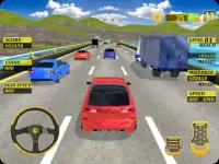 High Speed Traffic Car Driving Road Race Simulator Screen Shot 10