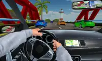 High Speed Traffic Car Driving Road Race Simulator Screen Shot 2