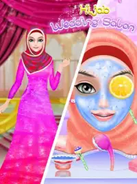 Hijab Wedding Makeover - Salon Screen Shot 1
