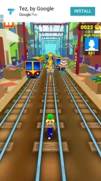 Super Subway Run Fun Screen Shot 2