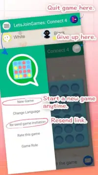 Connect 4 for Whatsapp Screen Shot 1