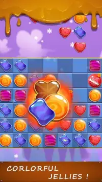 Jelly Gummy - Funny Crush Match 3 Puzzle Game Screen Shot 2