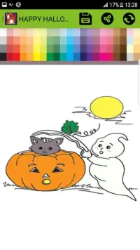 Happy Halloween Coloring Book Screen Shot 2
