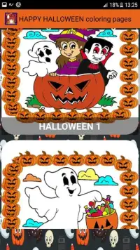 Happy Halloween Coloring Book Screen Shot 6