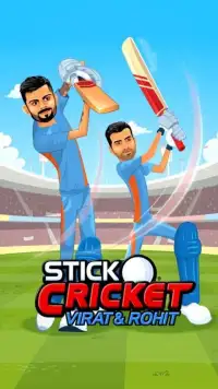 Stick Cricket Virat and Rohit Screen Shot 0
