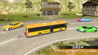School Bus Driving Up Hill Rush - Free Bus Games Screen Shot 3