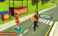 Hoverboard Pizza Delivery Surfer 3d Screen Shot 9