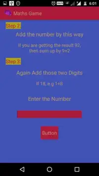 Maths Game Screen Shot 1