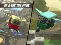 Flying Tuk Tuk Simulator Screen Shot 5