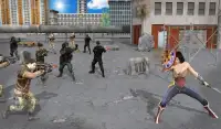 Wonder Girl Fighting : crime chase Screen Shot 2