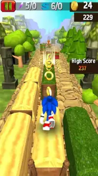 Temple Sonic Run 3D Screen Shot 1