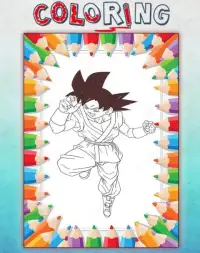 How To Color Dragon Ball Z -dbz new games Screen Shot 2